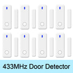 Wireless Door Window Sensor 433MHz EV1527 Code Open Door Magnetic Detector For Smart Home Security Burglar Alarm System