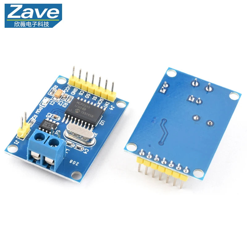 1pcs/5pcs MCP2515 CAN Bus Module Board TJA1050 Receiver SPI For 51 MCU ARM Controller NEW