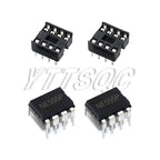 20Pcs (10 Each) NE555 NE555P IC 555 Timer Programming Oscillator Chip & 8 Pin DIP Sockets