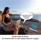 For Starlink Mini PD100W USB C Female to DC5521 Male Connector Charge Barrel Jack Power Adapter C to DC/D to D Power Adapter