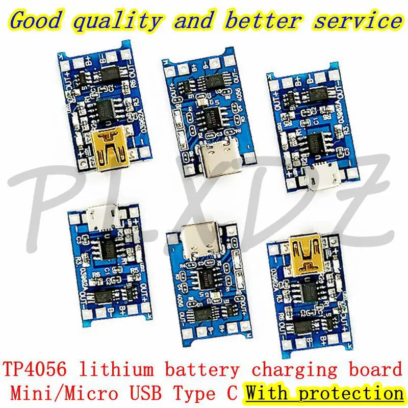 5-20pcs Type-c Micro USB Mini 18650 TP4056 Lithium Battery Charger Module Charging Board With Protection 5V 1A Charger Module