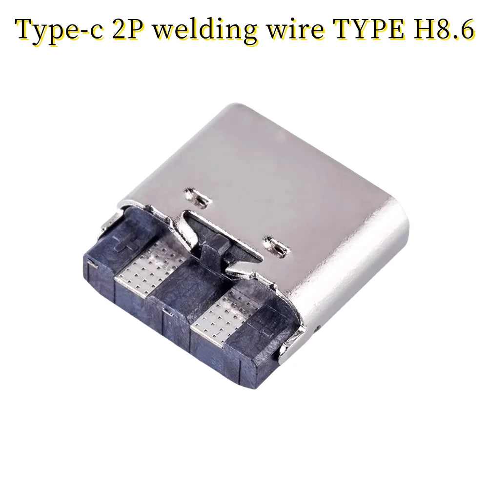 USB Connector Type C Female Charging Port Jack 2/4/6/16 Pin Type-C Socket PCB Soldering SMD SMT DIY Repair Type C Adapter