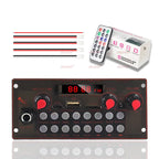 10W Bluetooth 5.0 Amplifier Board, MP3 Decoder Module with USB/AUX/FM Radio/Recording for DIY Speaker