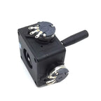 1pcs 360 Degree 2-axis Sealing 10K Joystick Potentiometer Won't Self Reset for Lighting Console Without Switch