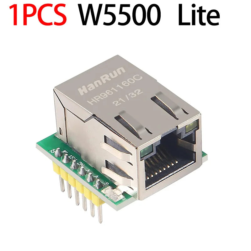 W5500 Ethernet network module hardware TCP / IP 51 / STM32 microcontroller program over W5100
