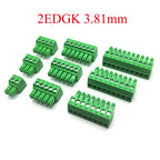 50pcs KF2EDGk 15EDGk 3.81 Pluggable Terminal Block Connector 3.81mm Pitch 2P/3P/4P/5P/6P/8P/9P/10P