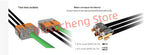 Wago wiring terminal 221-412 221-412 221-413 221-415 221-612 221-613 221-615 221-2411 Original  Wiring connector 20PCS/LOT