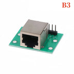 TZW 1Pcs RJ45 Adapter Board To XH2.54 Modular Ethernet Connector Adapter Network Interface + Breakout Board + Pin Header