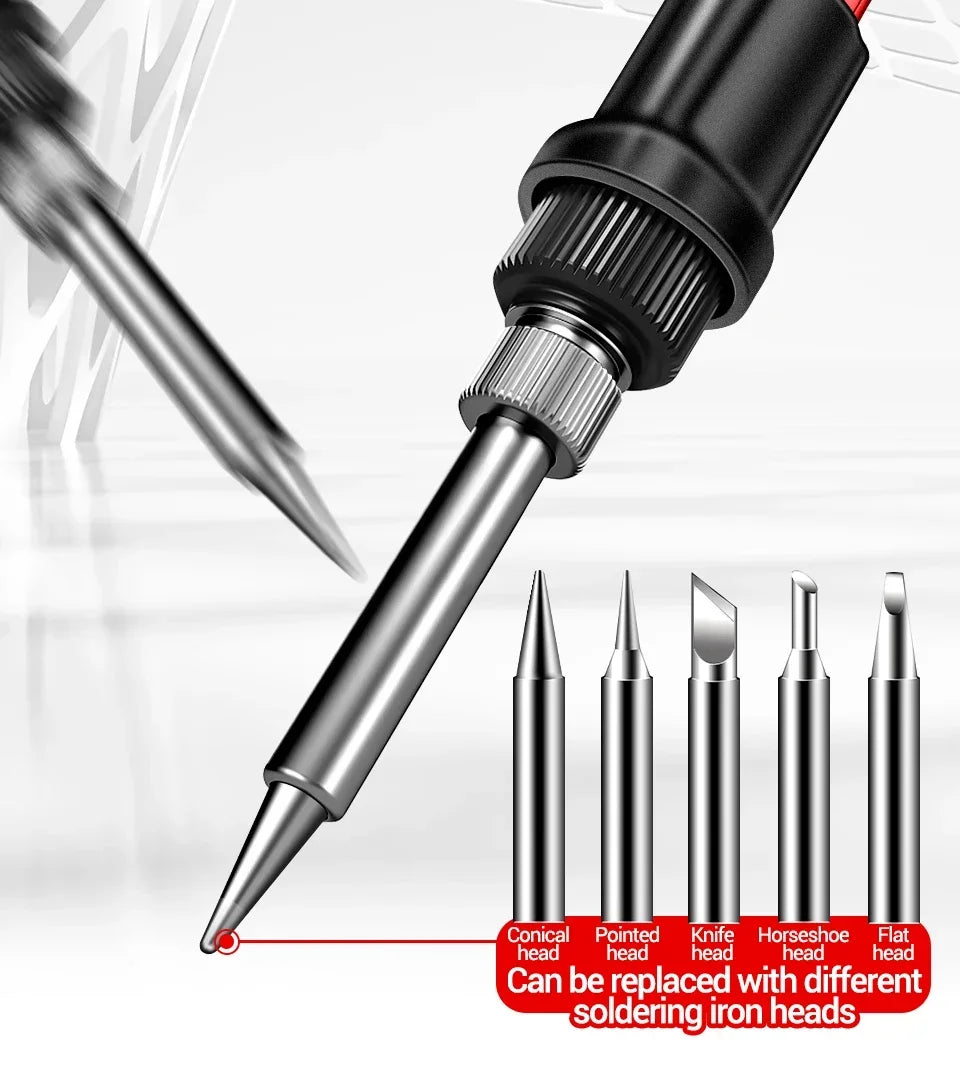 ANENG Digital Electric Soldering Irons kit Adjustable Temperature 220V 110V US/EU Plug  Welding Solder Repair soldering SL106