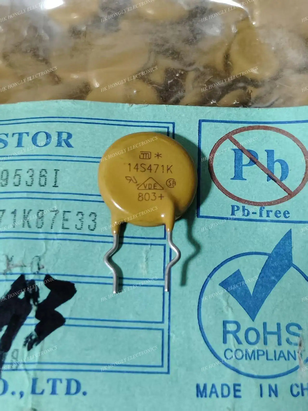 10PCS JVR 14S471K JVR14S471K 470V / JVR14S561K 14S561K 560V / JVR14S681 14S681 680V 14MM VARISTOR