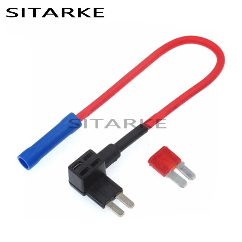 M/S/Mini ATM Auto Fuse Adapter Tap Dual Circuit Adapter Holder For Car Auto Truck With Blade Auto Fuse