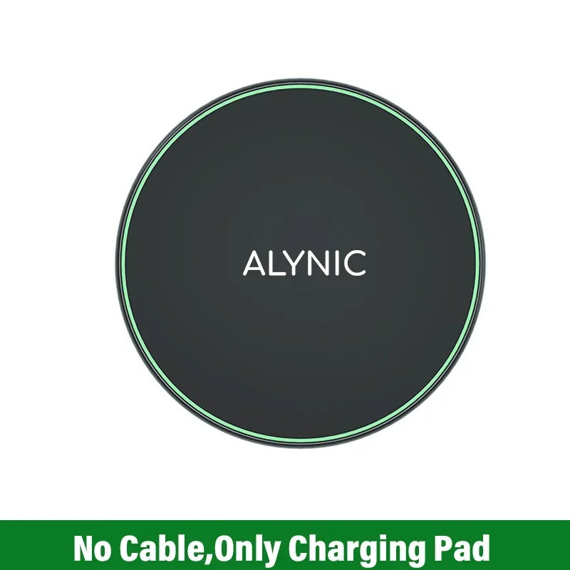 Wireless Charger For iPhone 17 16 15 14 13 Pro Max Induction Fast Charging Pad Dock Station For Samsung S25 S24 Xiaomi Huawei
