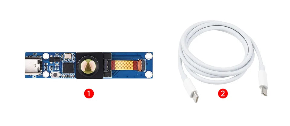 2026 Long-wave IR Thermal Imaging Camera Module, Raspberry Pi IR Camera, 80x62 Pixels, Options for FOV and Connector