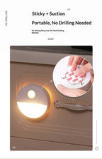 Intelligent induction home night light cabinet bedroom corridor steps wireless security human body sensor light