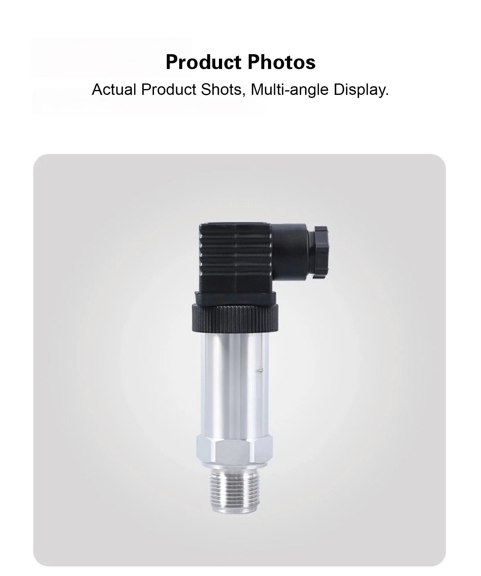 Absolute Pressure Transmitter HTP-300 RS485 4-20mA 0-5V 0-10V Modbus Vacuum Sensor High Accuracy IP65 Barometric Transmitter