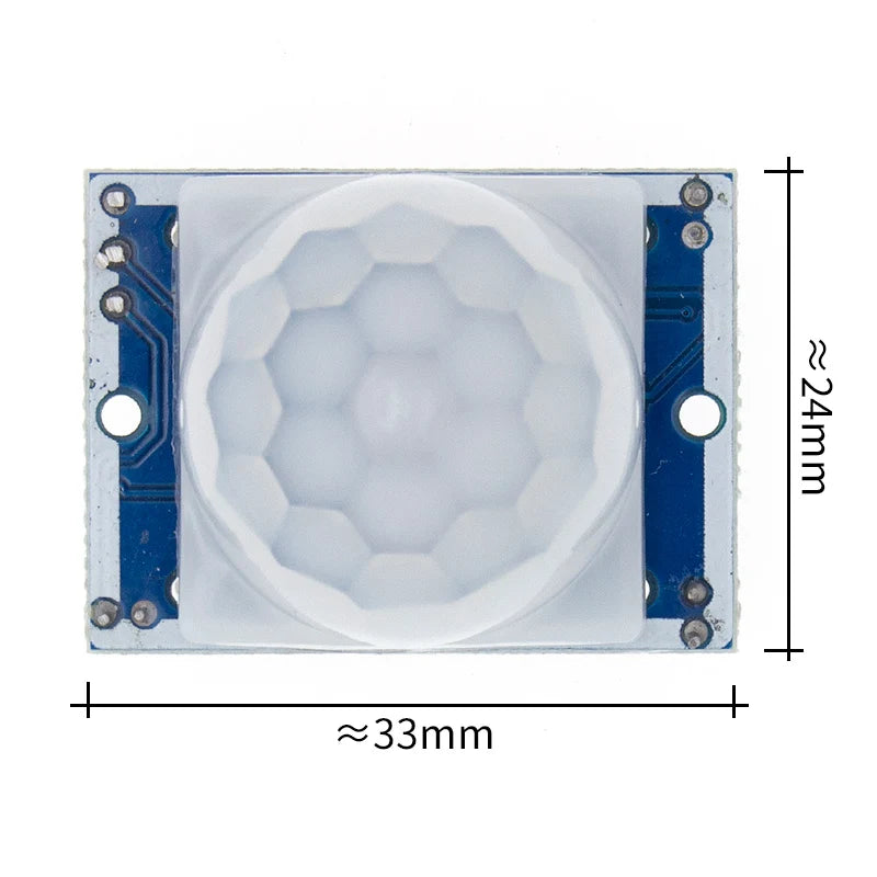 1-10pcs HC-SR501 SR505 SR602 Adjust IR Pyroelectric Infrared PIR Motion Sensor Detector Module