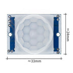 1-10pcs HC-SR501 SR505 SR602 Adjust IR Pyroelectric Infrared PIR Motion Sensor Detector Module