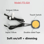 Ultra-thin Penetrating Wood, Marble, Ceramic, Touch-Sensitive Switch 12V 5A 60W LED Touch-Sensor with Stepless Dimming Function