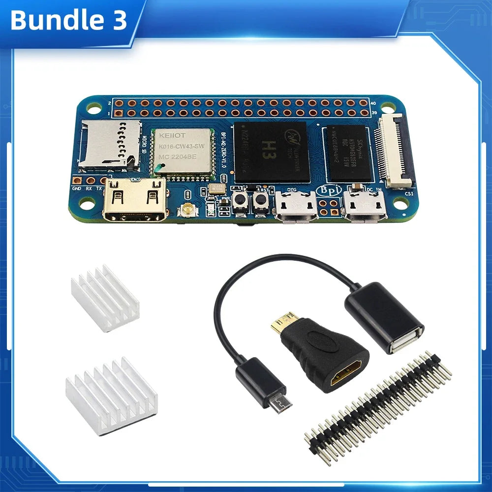 Banana Pi M2 Zero BPI-M2 Zero Alliwnner H3 Cortex-A7 WIFI & BT Same Size As Raspberry Pi Zero 2 W Optional Case Power Supply