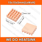 WE DO HEATSINK Small Tiny Useful Pure Copper Heat Sink Without or With Thermal Pad For Raspberry Pi Banana Pi IC Chipset Package
