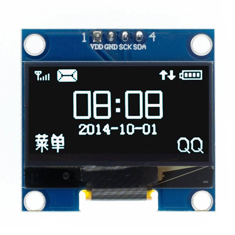 1PCS/5PCS 1.3 inch OLED module SPI/IIC Communicate white/blue color 128X64 1.3 inch OLED LCD LED Display Module 1.3" OLED module