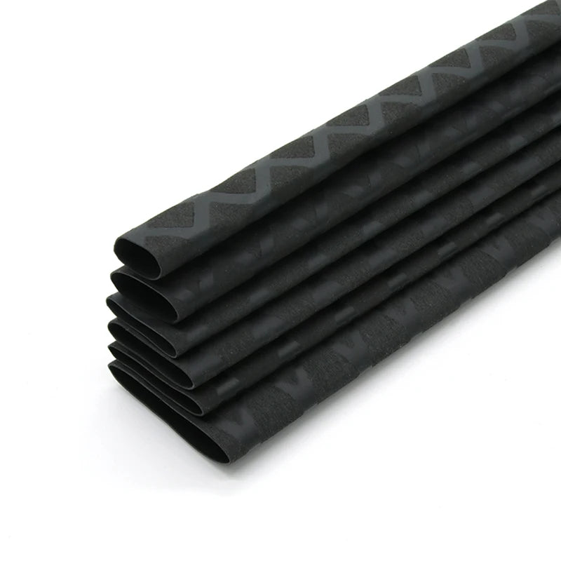 Black Non-Slip Heat Shrink Tube ID15 18 20 22 25 28 30 35 40 45 50mm for Fishing Rod Grip DIY Heat Shrink Wrapping Shrink Tubing
