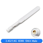 1-10Pcs 2.4GHz 5.8Ghz 5G Antenna RPSMA 8dBi wifi Antenna Dual Band 2.4G/5G 5.8G WIFI Antena Aerial SMA Female Wireless Router