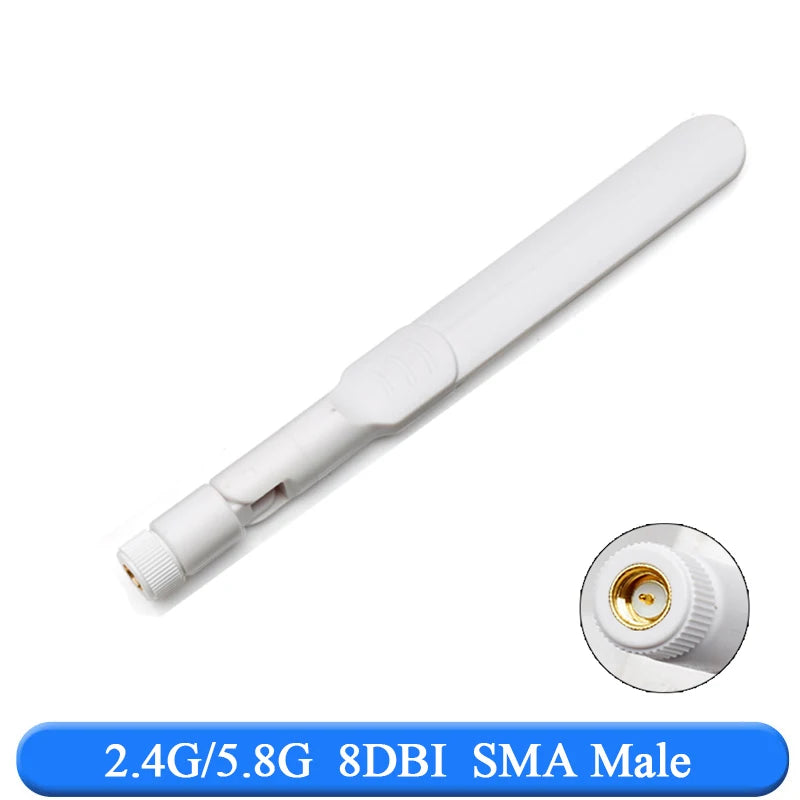 1-10Pcs 2.4GHz 5.8Ghz 5G Antenna RPSMA 8dBi wifi Antenna Dual Band 2.4G/5G 5.8G WIFI Antena Aerial SMA Female Wireless Router