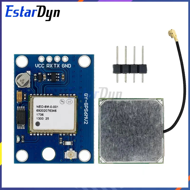 GY-NEO6MV2 New NEO-6M GPS Module NEO6MV2 with Flight Control EEPROM MWC APM2.5 large Antenna for
