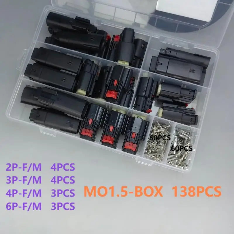 Molex 2 3 4 6 8 12 16 20 Pin Car Waterproof Connector Tail Lamp Headlight Light Socket Plug 33471-0301 For Ford BUICK Chevrolet