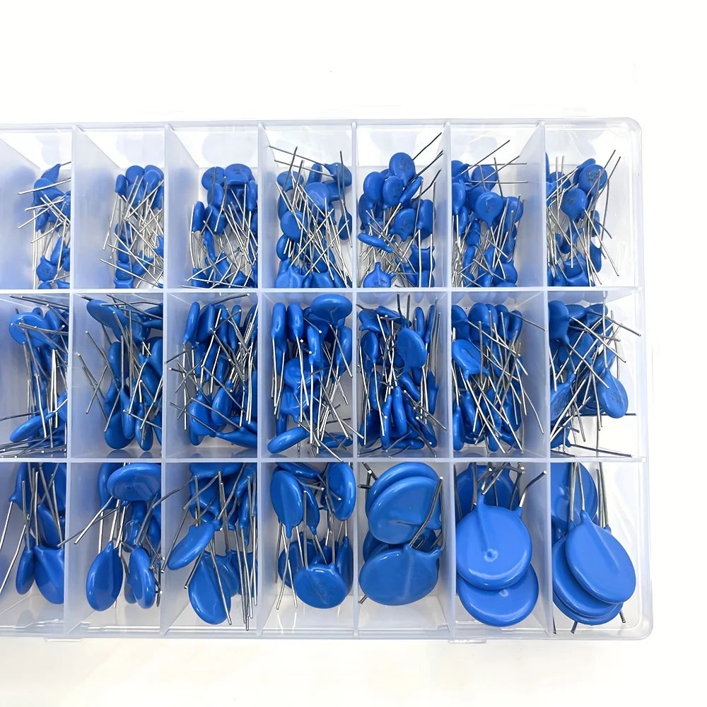 385Pcs/Lot 24Values 5D330K~20D471K Commonly Resistors 10D Set Varistor Resistor Pack Assorted kit BOX