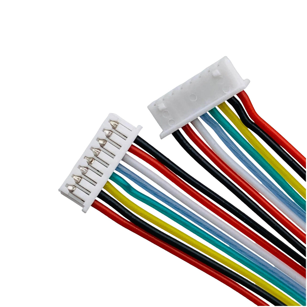 10Pcs SH1.0 1.25 2P 3P 4P 5P 6P-10P Male Connector With 32AWG Silicone Wire Single Head Connector