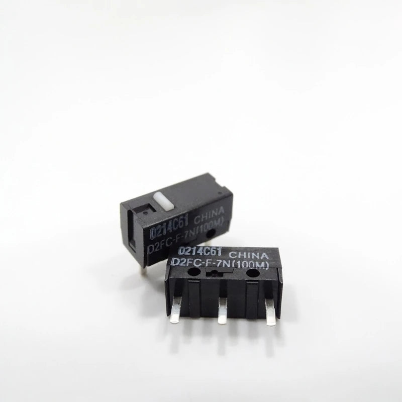 2/10Pcs 100M Micro Switches D2FC-F-7N (100M) Mice Micro Switches Touch Switches Mice Button Fretting D2FC 7N Micro Hot