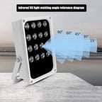 940nm AC110V~220V / 12V DC Outdoor IP66 Invisible Infrared Lights Night Vision IR Fill  Lamp For Security Camera