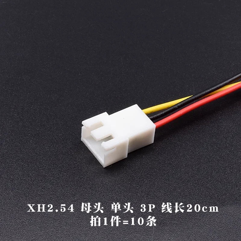 10PCS JST XH2.54 XH 2.54mm Wire Cable Connector 2P/3P/4P/5P/6 Pin Pitch Male Female Plug Socket 10cm/20cm/30cm Length 26AWG