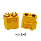 Amass XT60PB XT60PW XT60PT Gold-plated Banana Plug Male Or Female Connector XT60 Plate Circuit Board Vertical Horizontal SMD