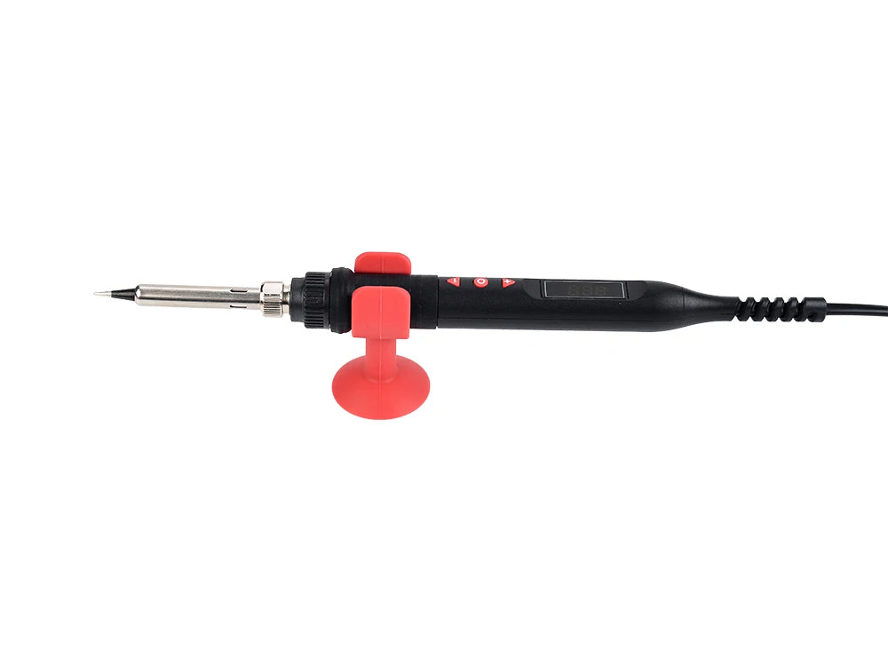 JCD Digital Soldering Iron Set Kit 80W with ON/OFF Switch Adjustable Temperature LCD Welding Tools Ceramic Heater Soldering Tips