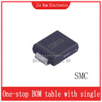 50PCS SS52 SS54 SS56 SS510 SS515 SS520 SS5150 SS5200 SS84 SS86 SS810 SS1045 SS1060  SS10100 SMA SMB SMC  Schottky SMD Diode