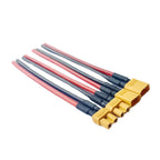 XT30 Pigtail Plug Male and Female Connector with 100mm 16AWG Tinned Wire Cable for RC Fixed wing Lipo Battery FPV Drone charger