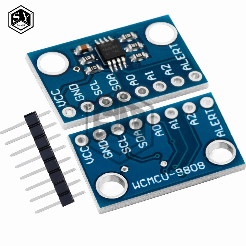 MCP9808 High Accuracy Temperature Sensor: I2C/IIC Breakout Board (2.7V-5V) for Arduino