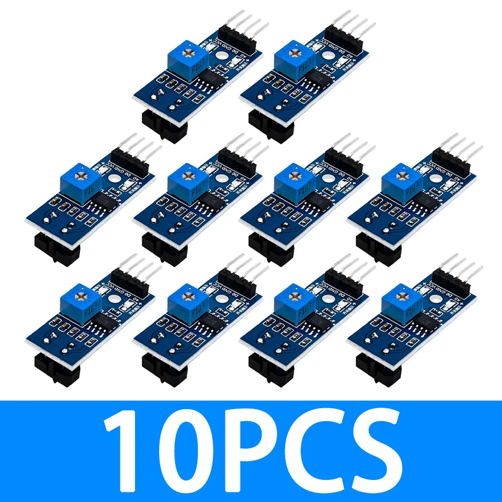 ‌TCRT5000 IR Reflective Sensor Module (3.3V-5V)  1-Channel Obstacle Avoidance & Line Tracking with Adjustable Sensor for arduino