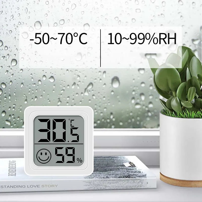 6-10PCS Mini LCD Digital Thermometer Hygrometer Indoor Room Temperature Humidity Meter Sensor Gauge Weather Station