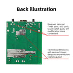 DC 5V/3.7V TWS Stereo Bluetooth Power Amplifier Board, 2×10W Dual-Channel Adjustable and Rechargeable Power Amplifier Board