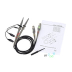 2pcs P6100 BNC Oscilloscope Probe Kit DC-6MHz DC-100MHz 1X 10X High Precision Scope Analyzer Clip Testing Probes