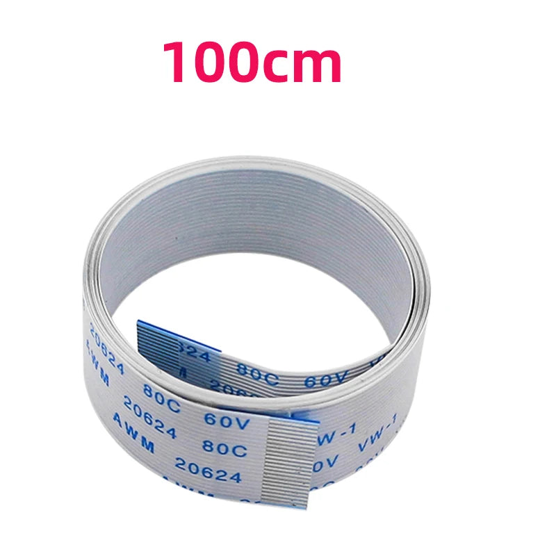 Raspberry Pi 5 Camera Cable 22 Pin to 22 Pin 0.5mm Spacing Flexible Flat Cable Optional 15/30/50/100/200 cm for RPi Zero / 5