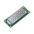 LCD Module 2.4 inch 6-Digit 7 Segment LCD Display Module HT1621 LCD Driver IC with Decimal Point White Backlight Green color