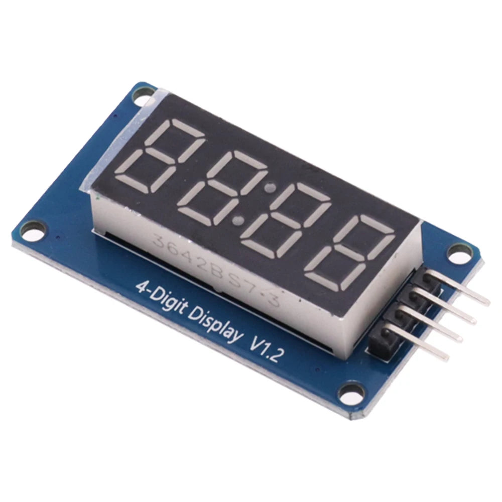 1/5/10PCS TM1637 LED Display Module 7 Segment 4 Bits 0.36 Inch Clock RED Anode Digital Tube Four Serial Driver Board Pack