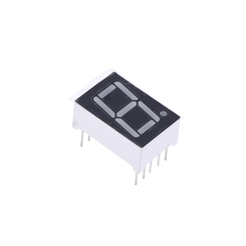 10Pcs 0.56 Inch 10Pins 1 Bit 7 Segment Red LED Digital Display Tube Common Anode Cathode 5161AS 5161BS