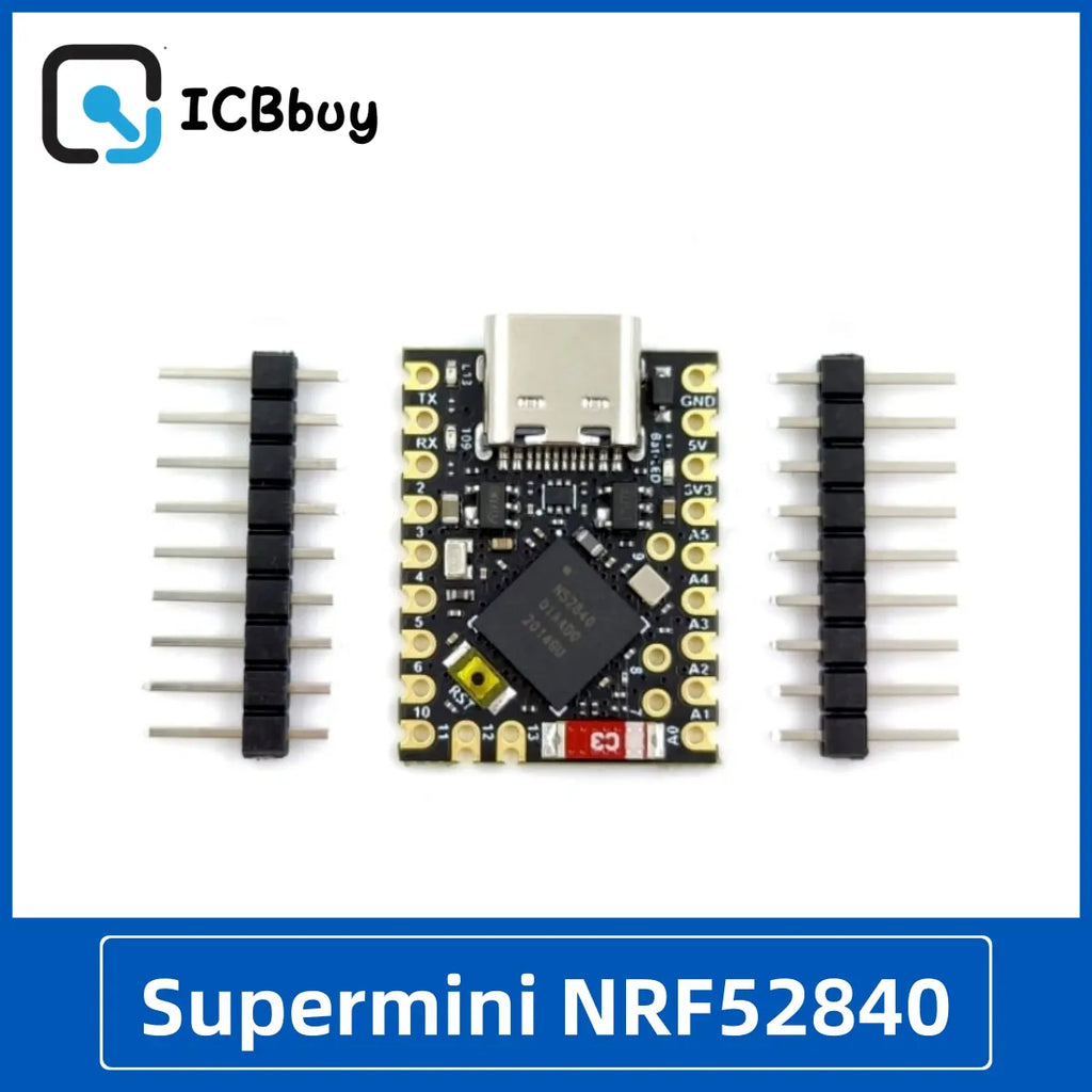 Supermini NRF52840 Development Board Core Board Bluetooth Ble5.2 Low Power Consumption