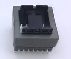 2SETS Balun Bead EE42 Transformer Ferrite Core EE42/15 with 8+8pin Isolator Inductor Ferrite RF Choke Ferrite Bead MnZn PC40
